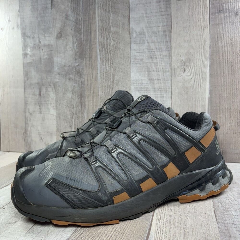 Salomon XA Pro 3D GTX Men's Size 12 Gore-Tex Hiking Trail Running Shoes Gray